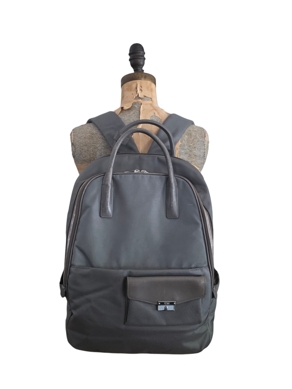 Tumi Larkin Portola Convertible Backpack Ballistic Nylon Gray
